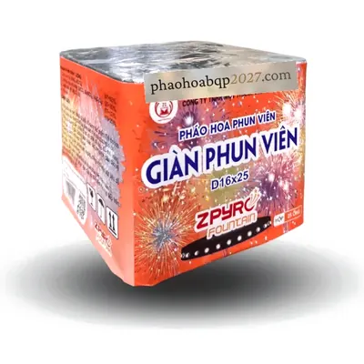 Giàn phun viên D16x25